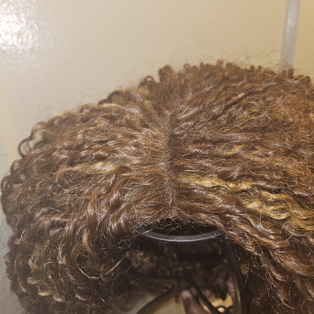 Curly Brown Hair Wig